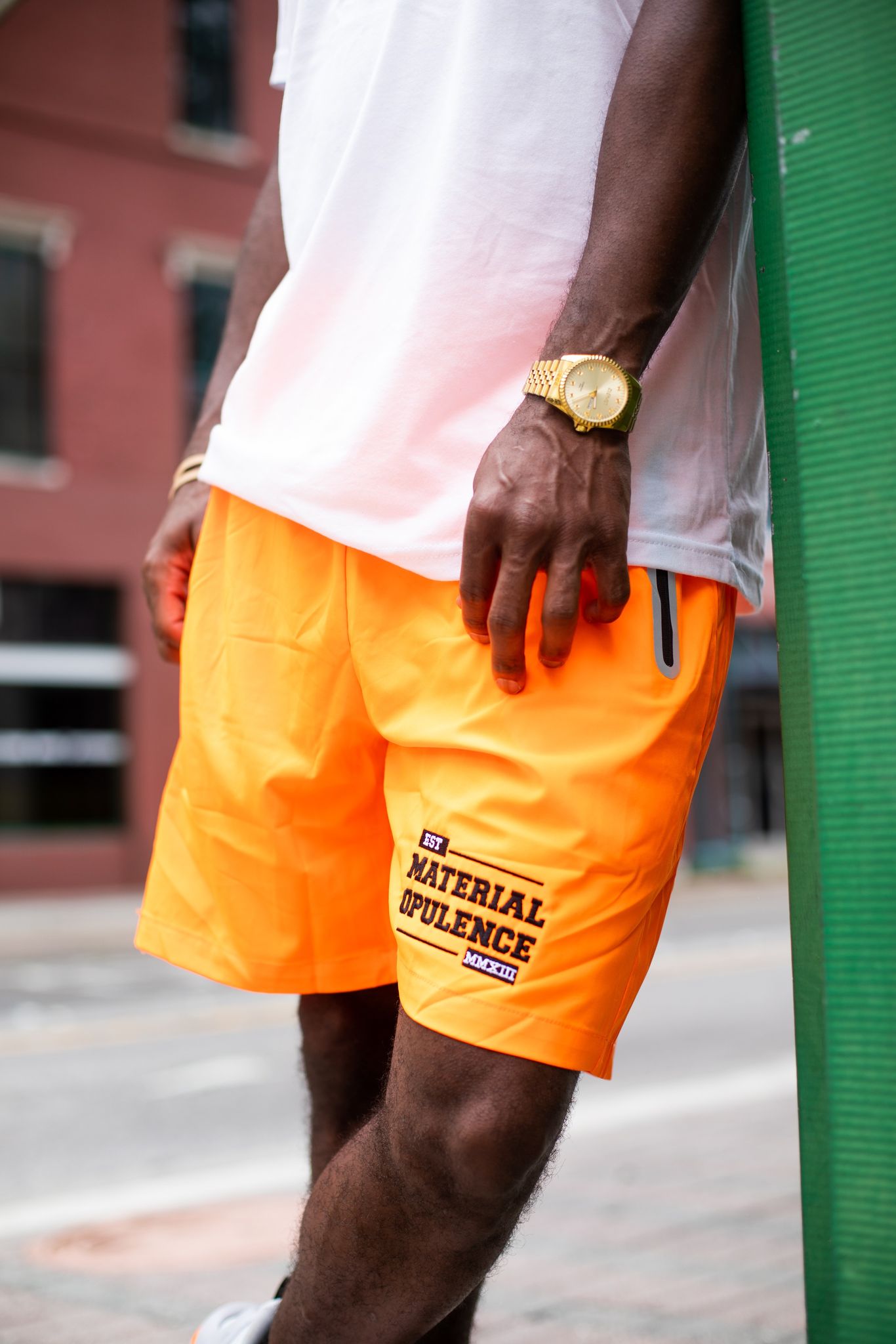 MO Hi-Tek Shorts Orange