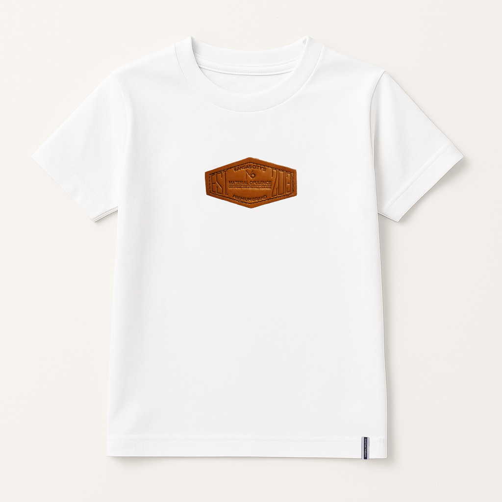 Youth Crownmark Tee White